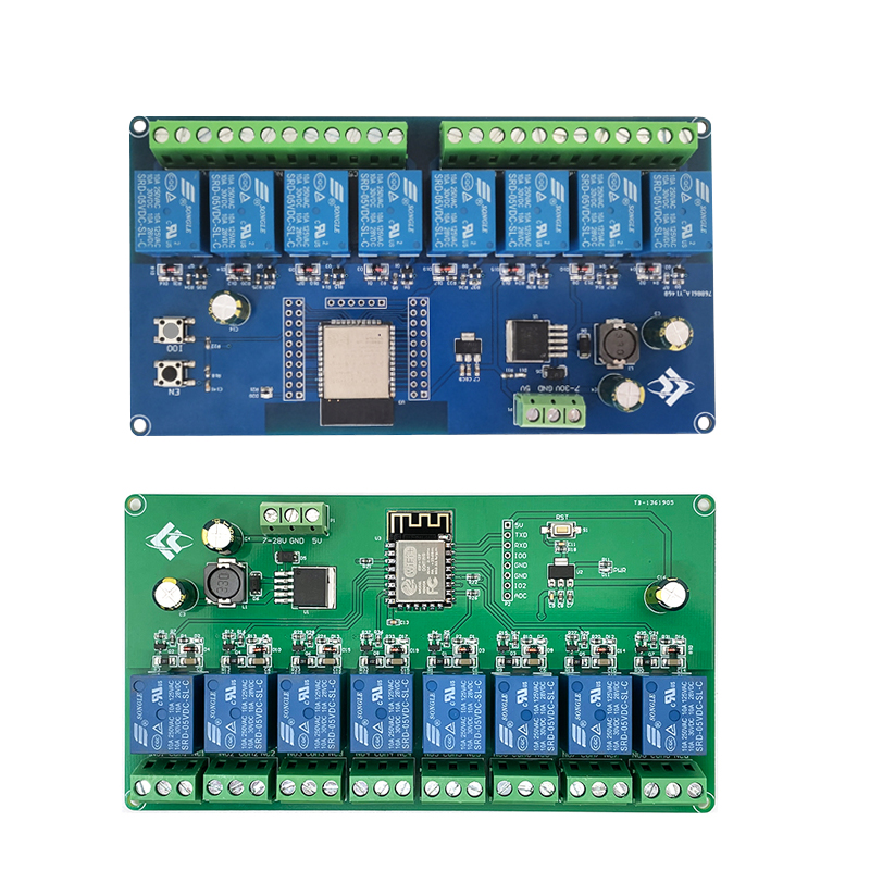 Smart Home Esp8266 - ESP8266 / ESP32 WIFI 8-kanaals relaismodule