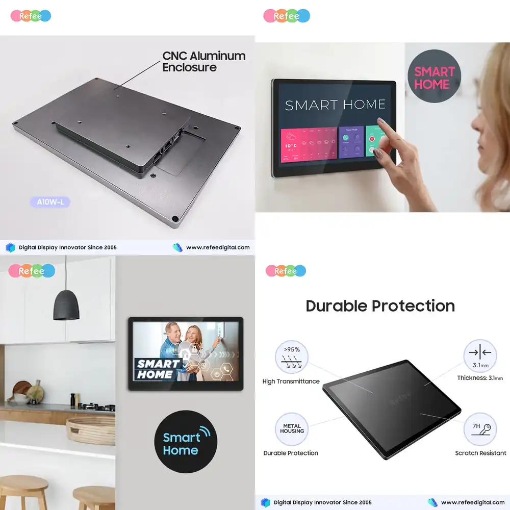 Smart Home Display - Android WiFi touchscreen smart home display