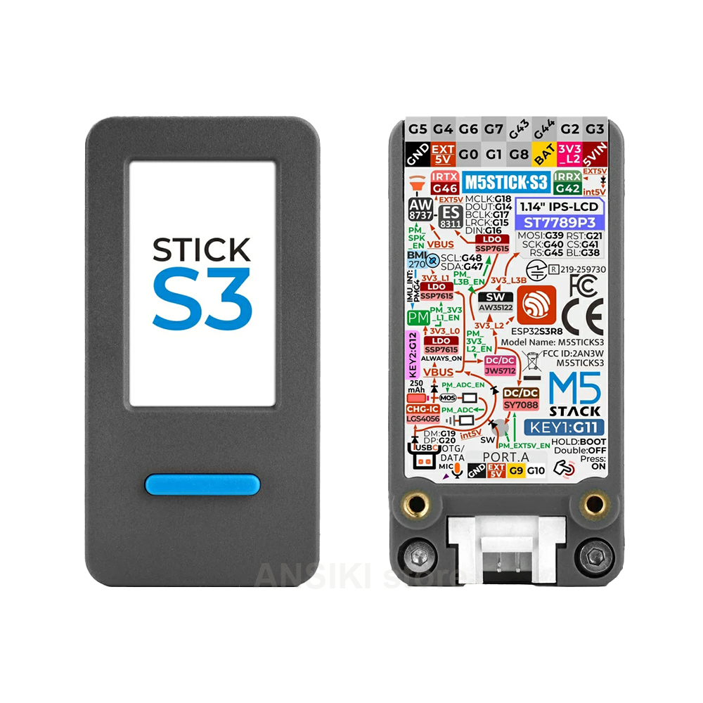 Smart Home Display - M5Stack M5StickS3 ESP32-S3 IoT-ontwikkelkit Draagbaar met