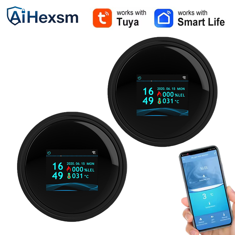 Wifi Thermostat - Tuya Wifi-lek met temperatuurfunctie Brandbaar gasdetectoren