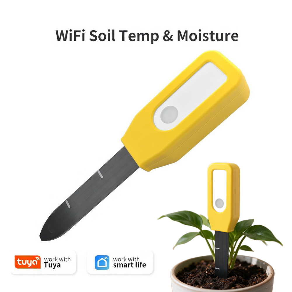 Smart Home Ecosystems - YFK Tuya WiFi Bodemtemperatuur- en vochtigheidssensor