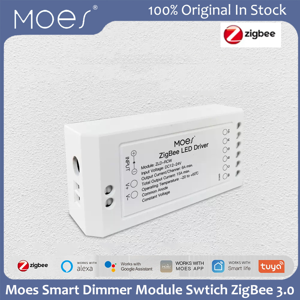 Alexa Compatible Bulb - Moes Smart Dimmer Module Swtich ZigBee