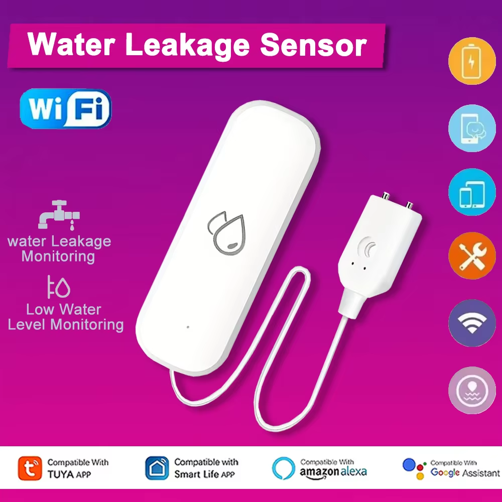 Smart Home Project - Tuya WiFi Waterlekkage Alarmsensor Smart Home