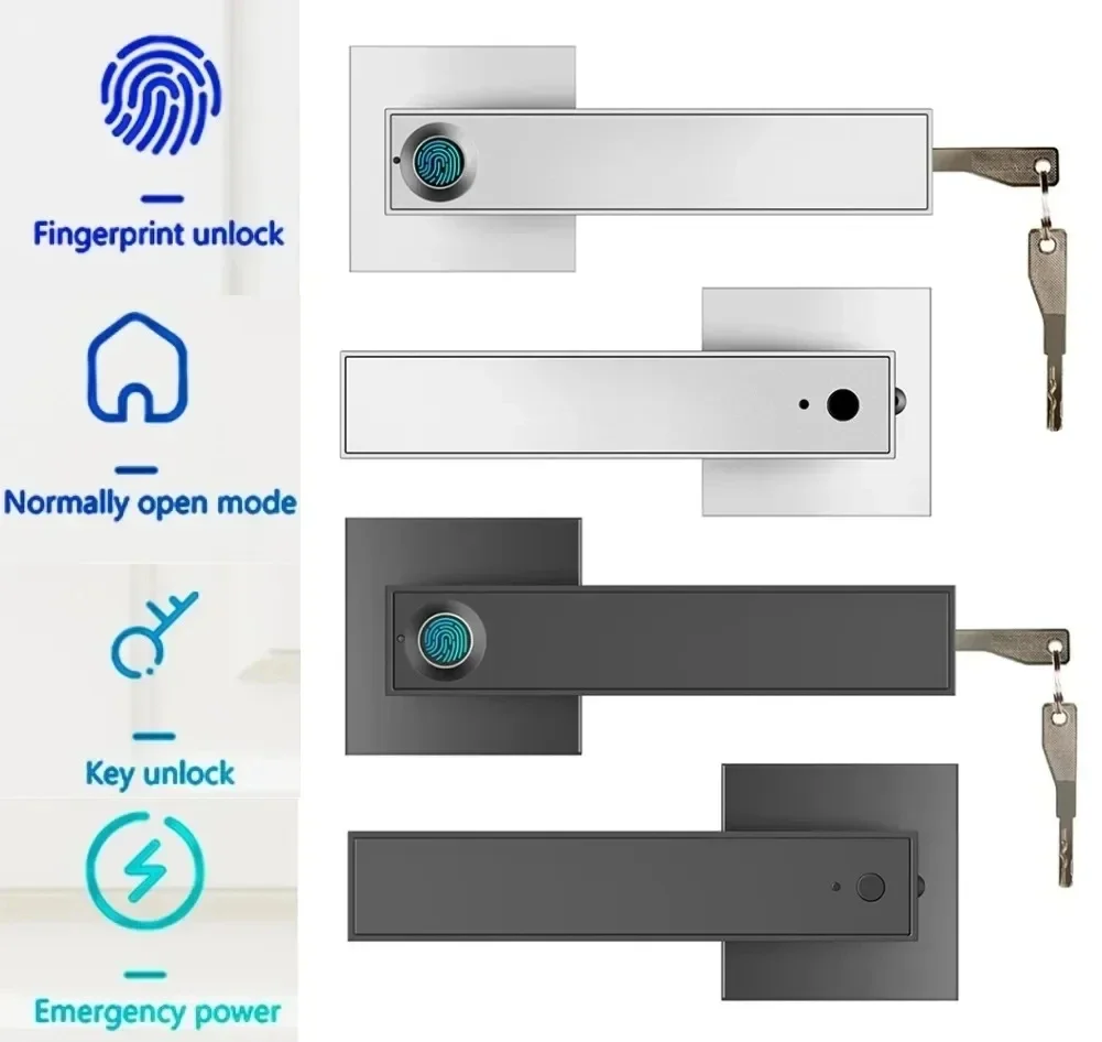 Smart Home Door Lock - Nieuw slim deurslot met Bluetooth-compatibele Tuya-app,