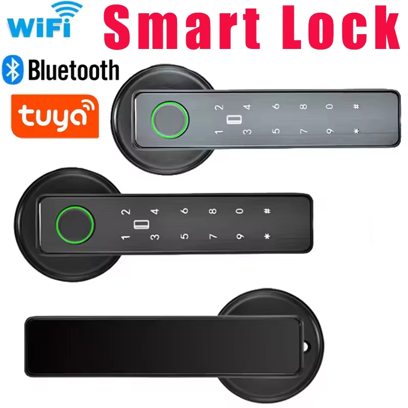 Smart Home Door Lock - WiFi-afstandsbediening Tuya SmartLife APP Smart Fingerprint