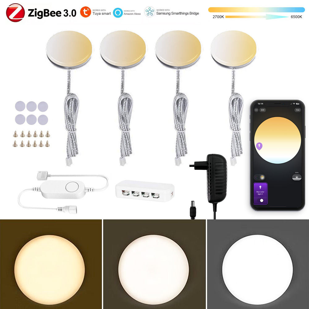 Alexa Compatible Bulb - Zigbee 3.0 Ronde Dubbele Witte LED