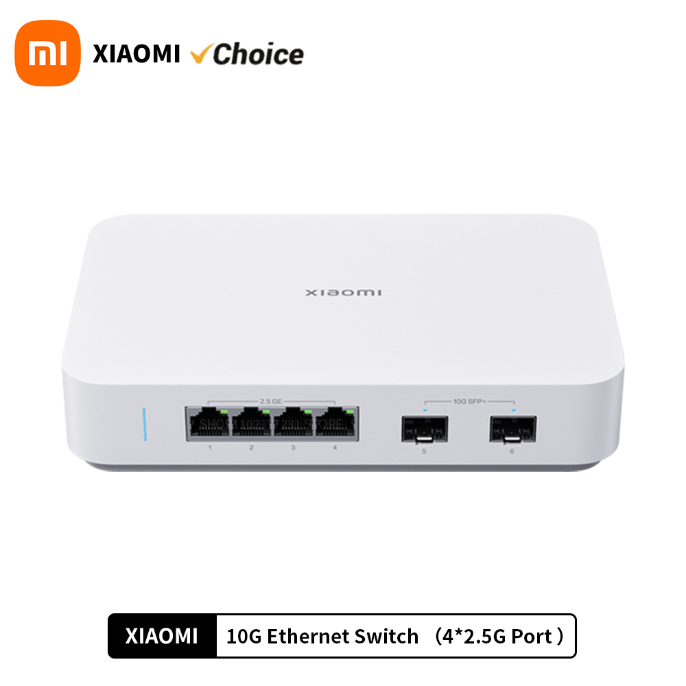 Smart Home Xiaomi Hub 2 - Nieuwe Xiaomi Mi 10G Ethernet Switch