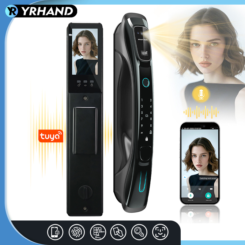 Smart Home Door Lock - Smart Lock 3D Gezichtsherkenning Palmaartjes-veinscan Vingerafdruk