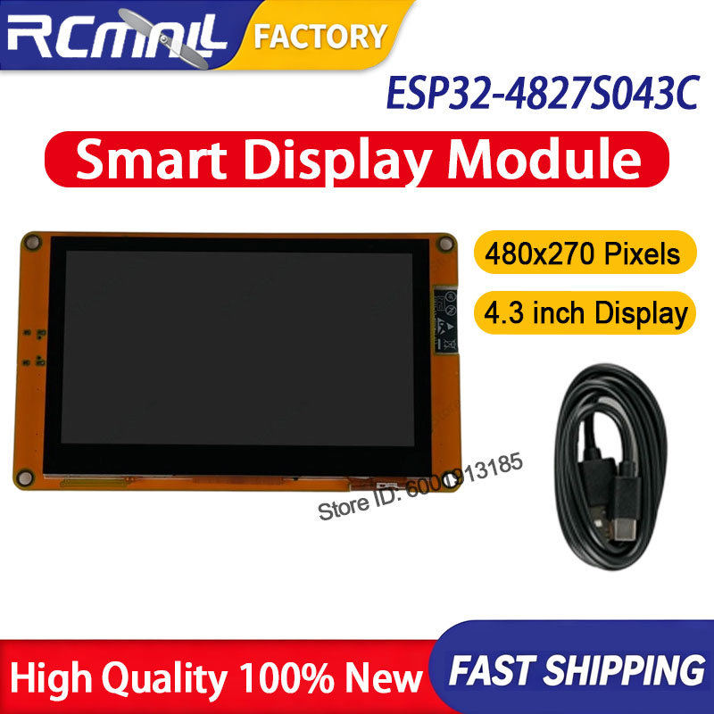 ESP32-4827S043C 4,3 inch slimm - Smart Home Display recensie en prijs