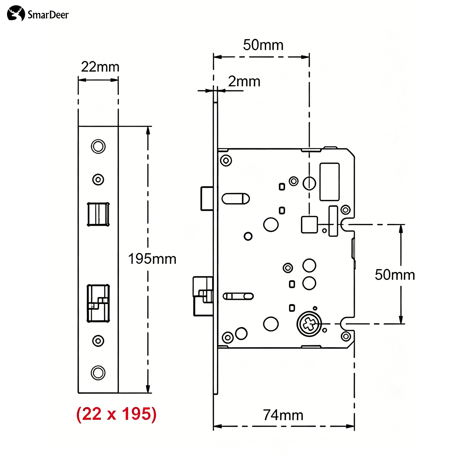 Adaptief elektronisch slotlich - Smart Home Door Lock recensie en prijs