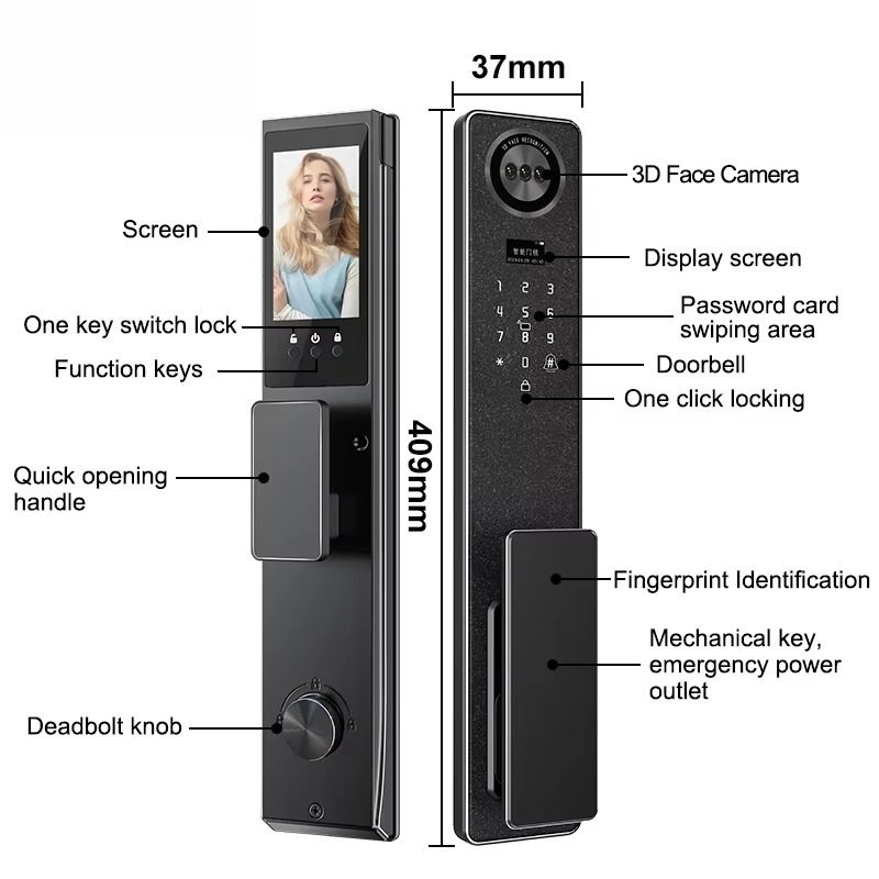 Tuya WiFi Smart Door Lock, bio - Smart Home Door Lock recensie en prijs