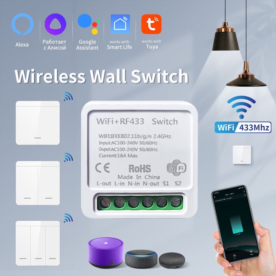 16A/20A Tuya WiFi Smart Switch - Alexa Compatible Bulb recensie en prijs