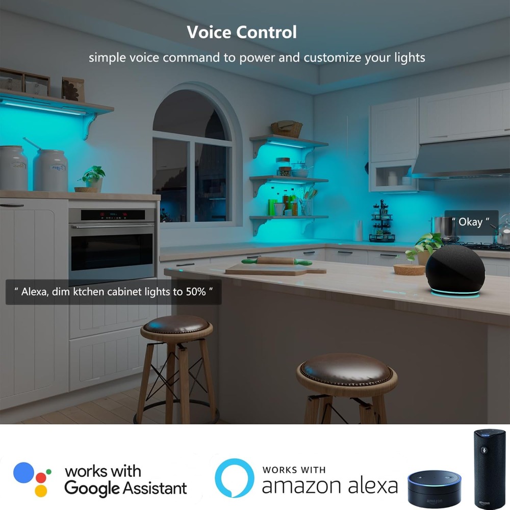 DC12V RGB Kleur Onder Kast Ver - Alexa Compatible Bulb recensie en prijs