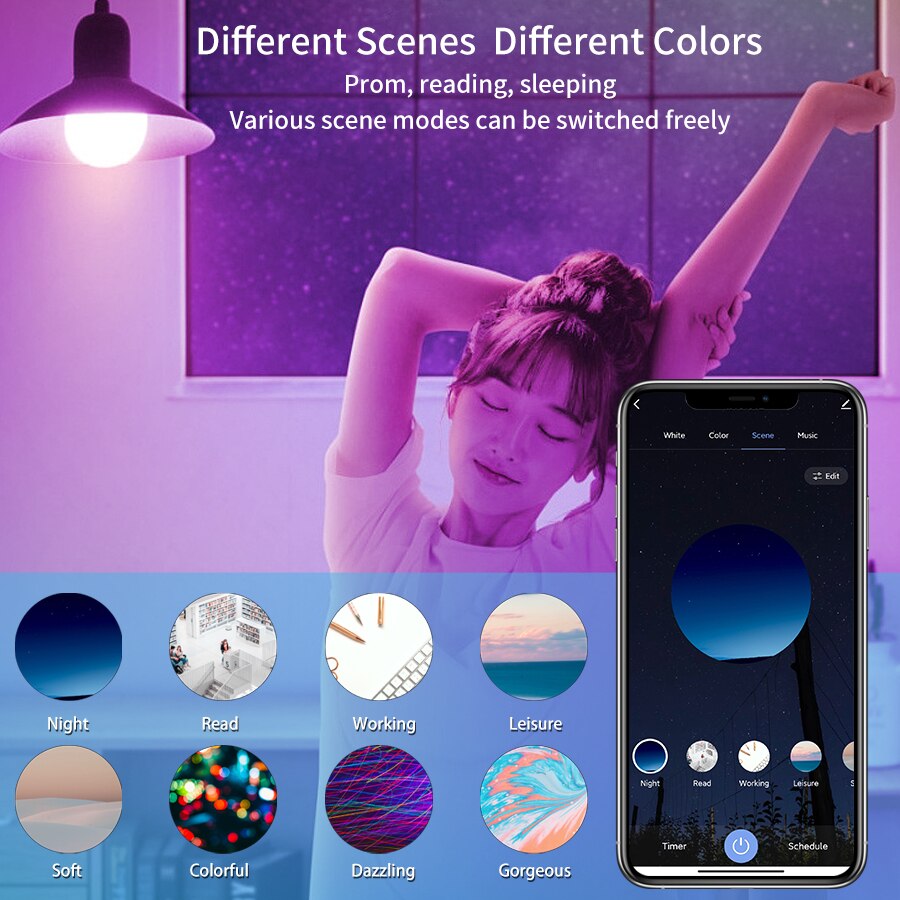 Tuya Bluetooth LED-lamp dimbaa - Alexa Compatible Bulb recensie en prijs