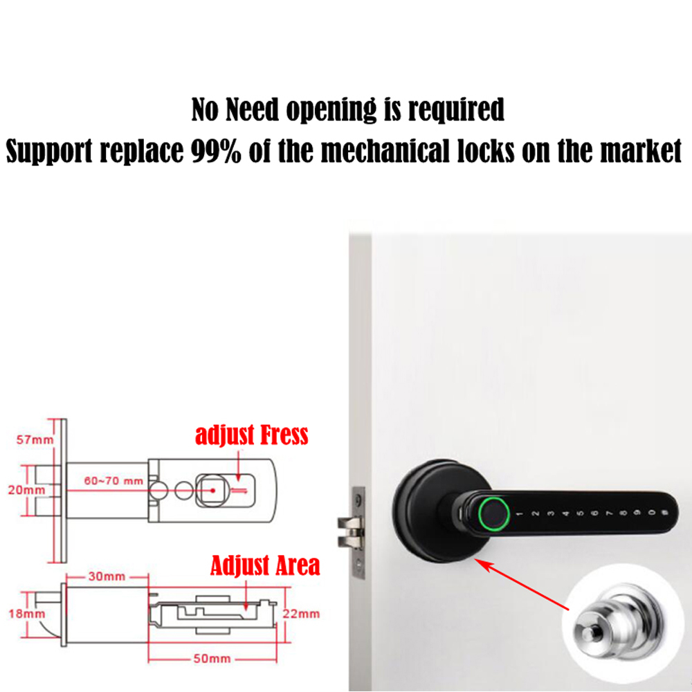 TTLock Smart Bluetooth-vingera - Smart Home Door Lock recensie en prijs