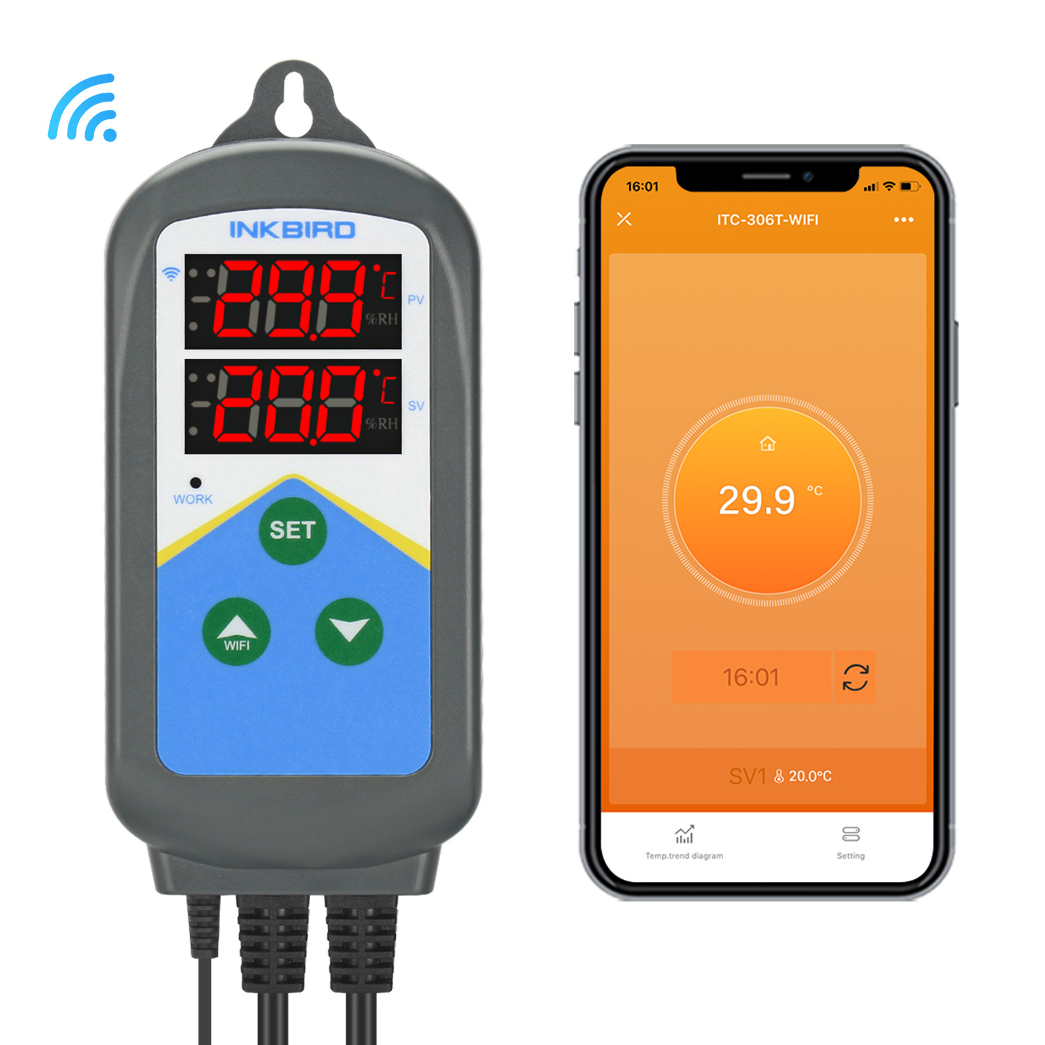 Inkbird Wifi Thermoregulator I - Wifi Thermostat recensie en prijs