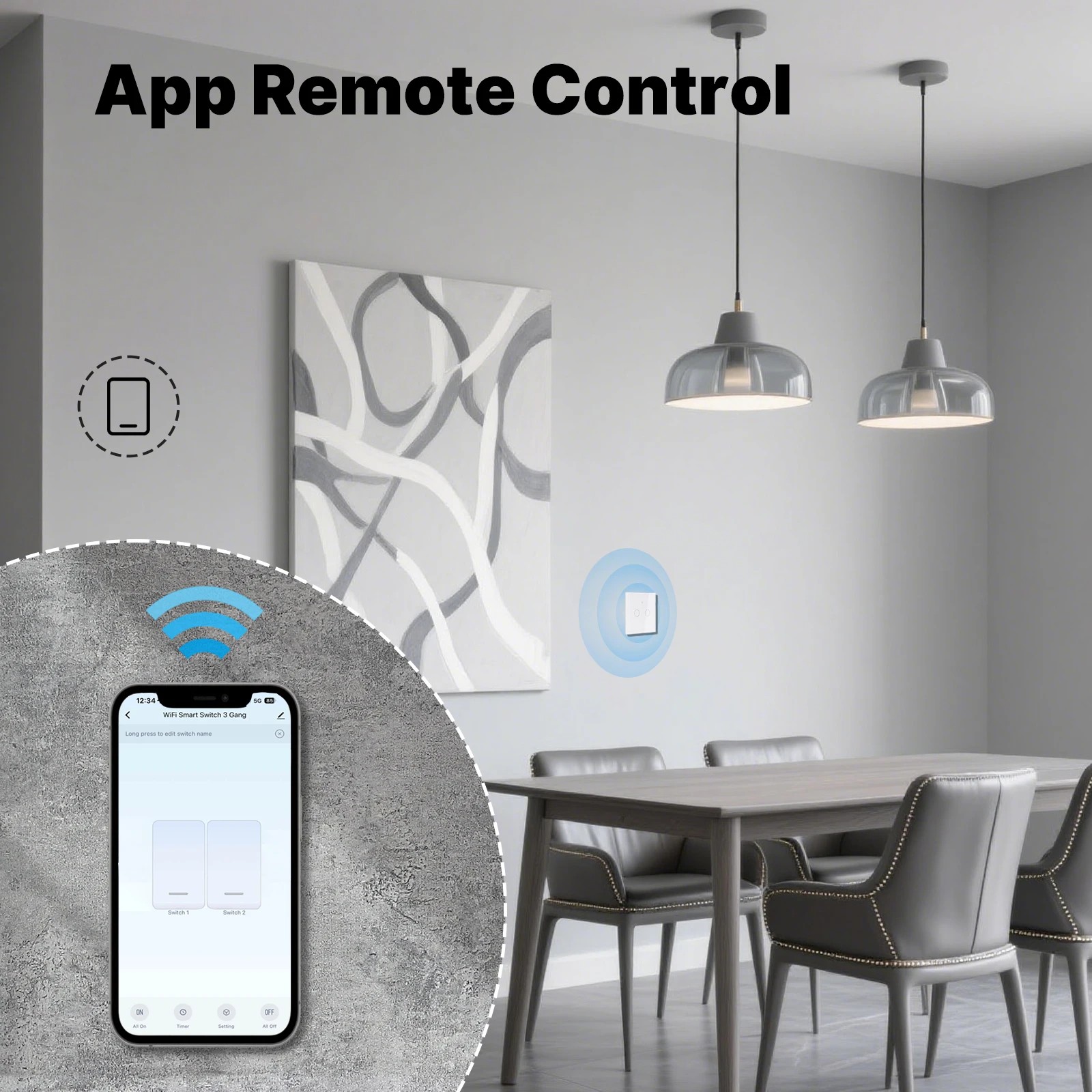 MOES WiFi+RF433 Slimme Touchsc - Smart Home Design recensie en prijs