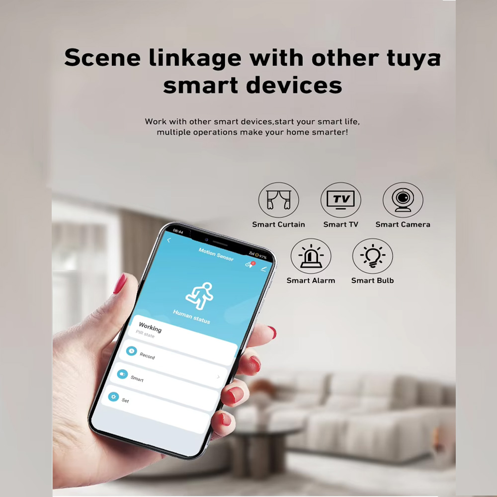 Slimme PIR-bewegingssensor WiF - Smart Home Sistem recensie en prijs