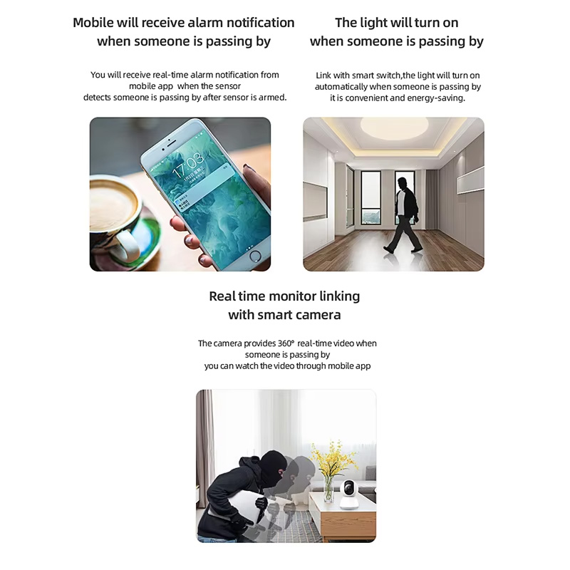 Slimme PIR-bewegingssensor WiF - Smart Home Sistem recensie en prijs
