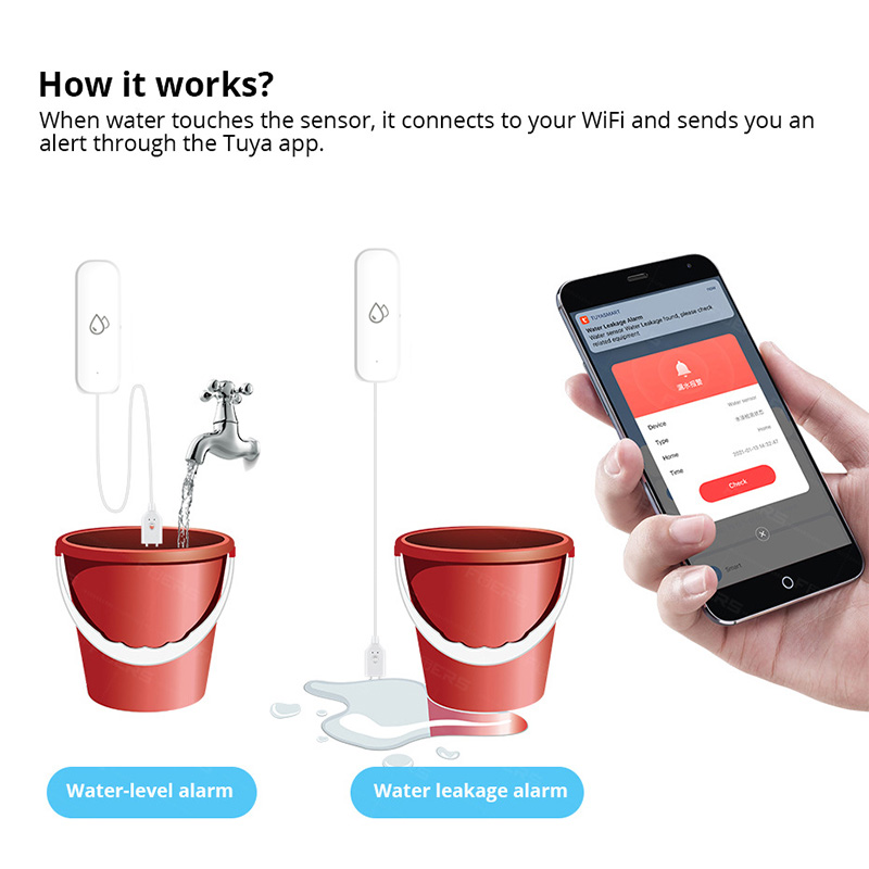 Tuya WiFi Waterlekkage Alarmse - Smart Home Project recensie en prijs