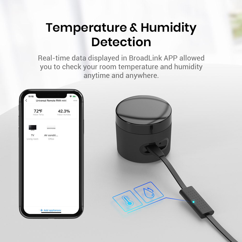 Broadlink RM4 mini temperatuur - Smart Home Box recensie en prijs