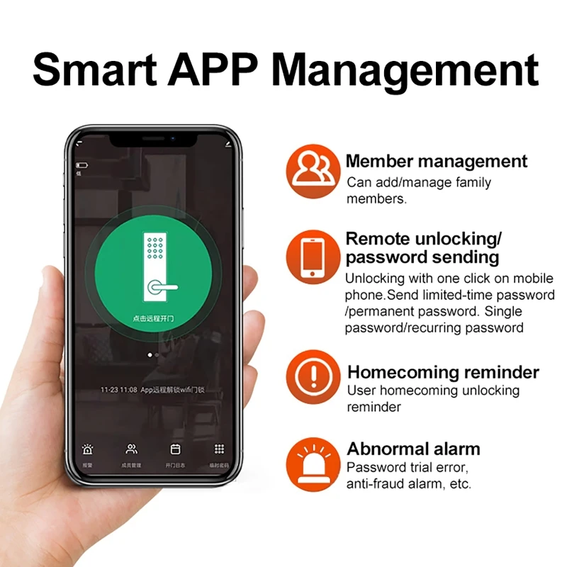 WiFi-afstandsbediening Tuya Sm - Smart Home Door Lock recensie en prijs