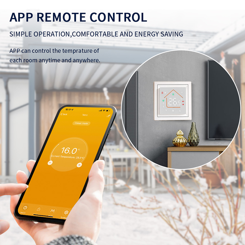 Slimme WiFi-thermostaat werkt  - Smart Home Ecosystems recensie en prijs