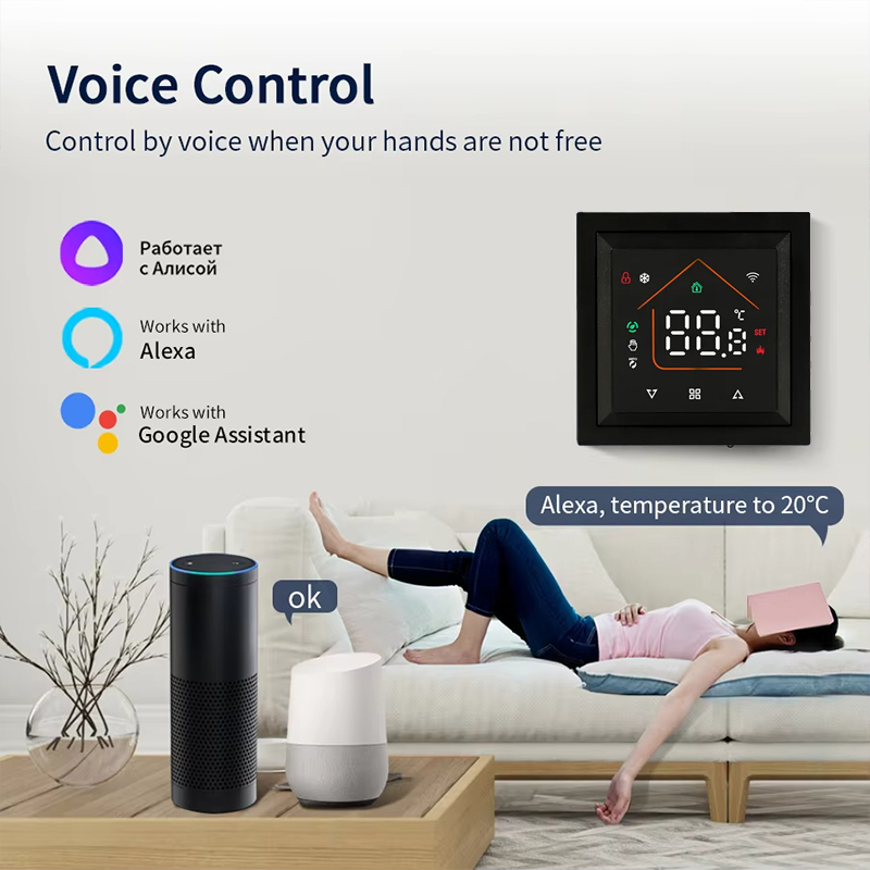 Slimme WiFi-thermostaat werkt  - Smart Home Ecosystems recensie en prijs