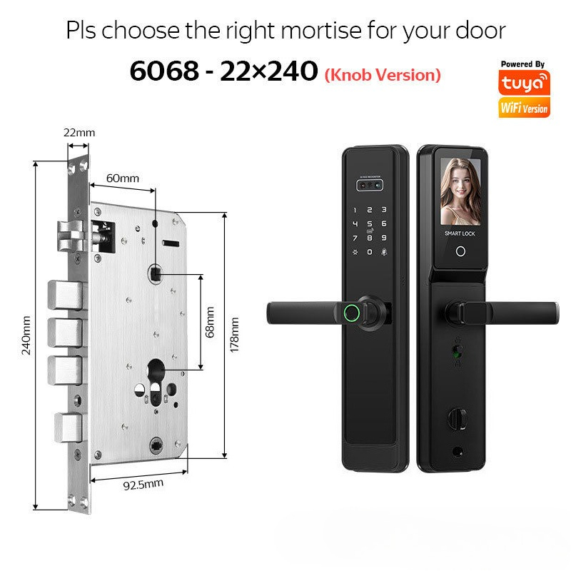 EGFirtor Semi-automatisch Tuya - Smart Home Door Lock recensie en prijs