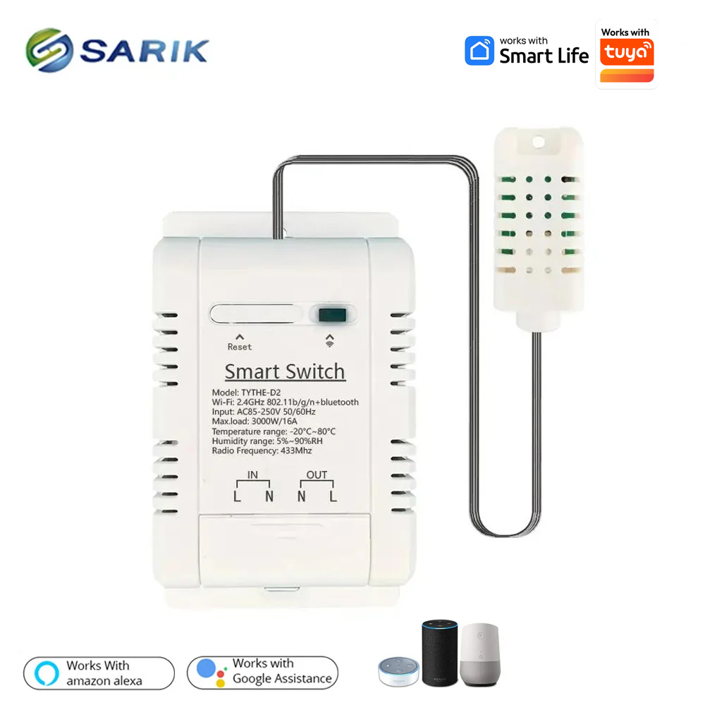 Werk met Tuya 16A 3000W WiFi-t - Wifi Thermostat recensie en prijs