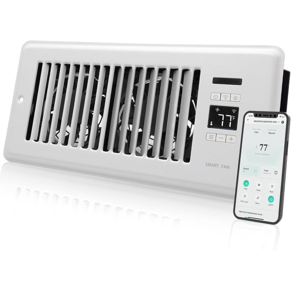 Superstille registerventilator - Wifi Thermostat recensie en prijs