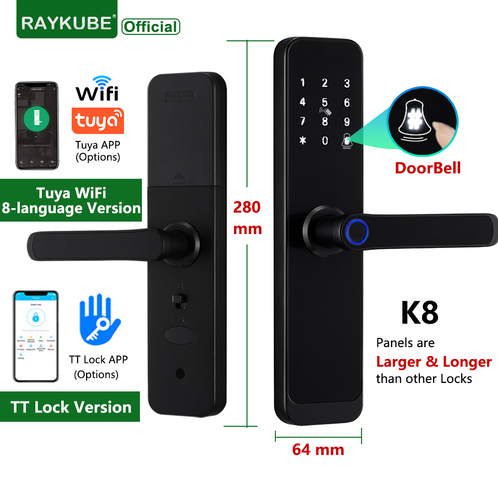 RAYKUBE K8 Smart Deurslot TTlo - Smart Home Imou recensie en prijs