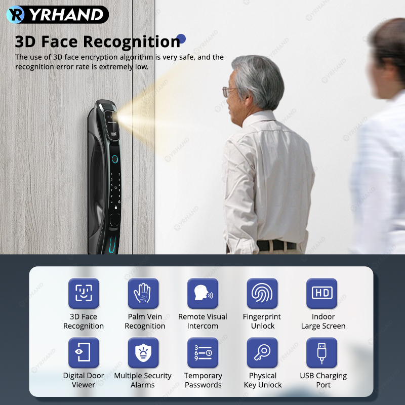 Smart Lock 3D Gezichtsherkenni - Smart Home Door Lock recensie en prijs